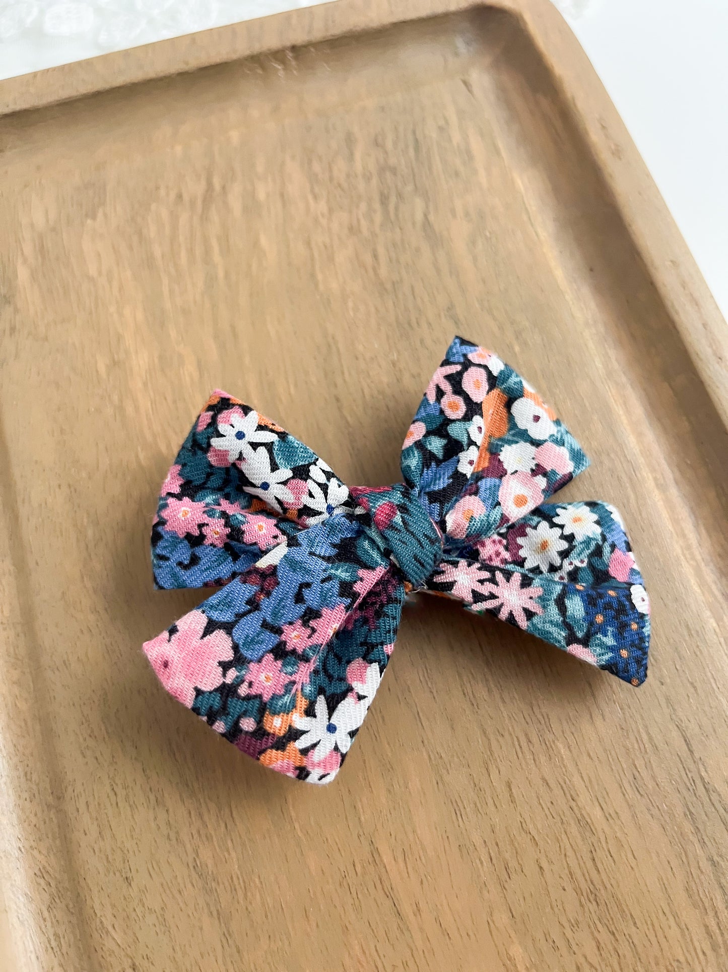 Midnight Blossom Bow